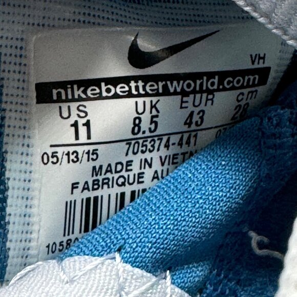 Nike Kashi Print Women's Size 11 Blue Athletic Running Shoes 705374-441 - Picture 2 of 8